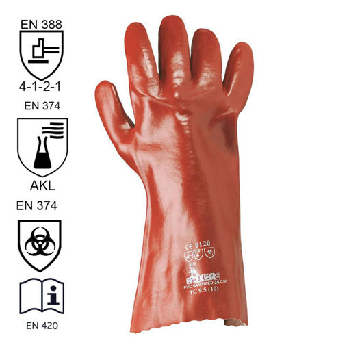 Picture of PVC Gloves 385028 Sanitizet 35cm
