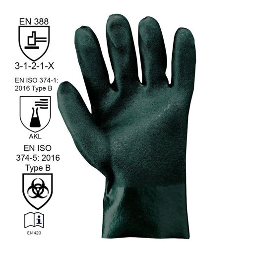 Picture of PVC Sandy Gloves 35cm