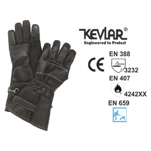 Picture of Firefighter Gloves 312 BG WIth Goratex