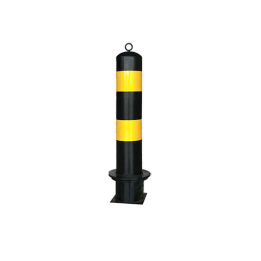Picture of Removable Pavement Bollard Yel/Black