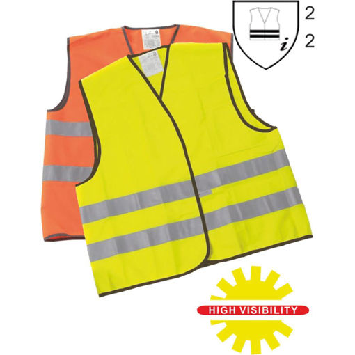 Picture of Reflective Vest WO2 With Blue Stripe