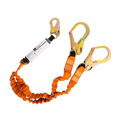Picture of FP75 - Double 140kg 1.8m Lanyard with Shock Absorber